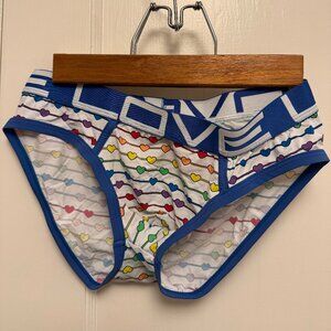 Andrew Christian LOVE Brief with Rainbow Hearts